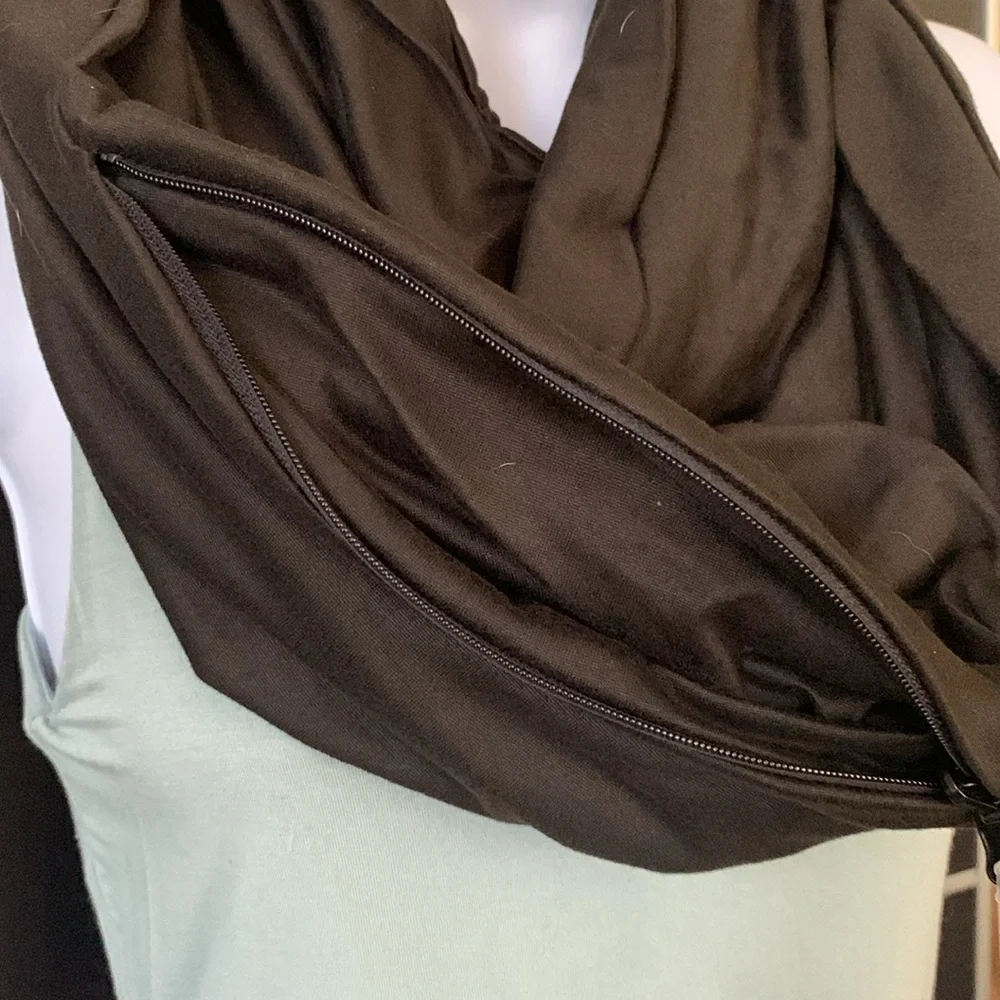 Beyond Yoga Infinity Scarf with Hidden Pocket